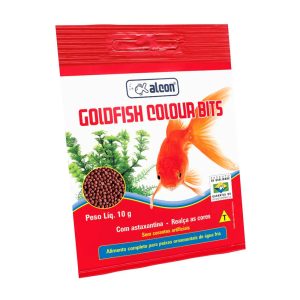 Ração Para Peixes Goldfish Colour Bits Alcon 10g