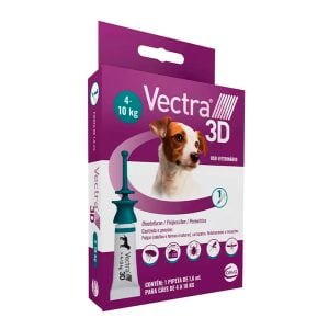 Antipulgas E Carrapatos Vectra 3D Para Cães 4 a 10kg Ceva 1 Pipeta