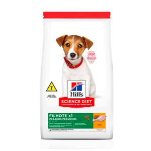 Ração Hill's Science Diet Cães Filhotes até 12 Meses Raças Mini e Pequenas Pedaços Pequenos - 2,4kg