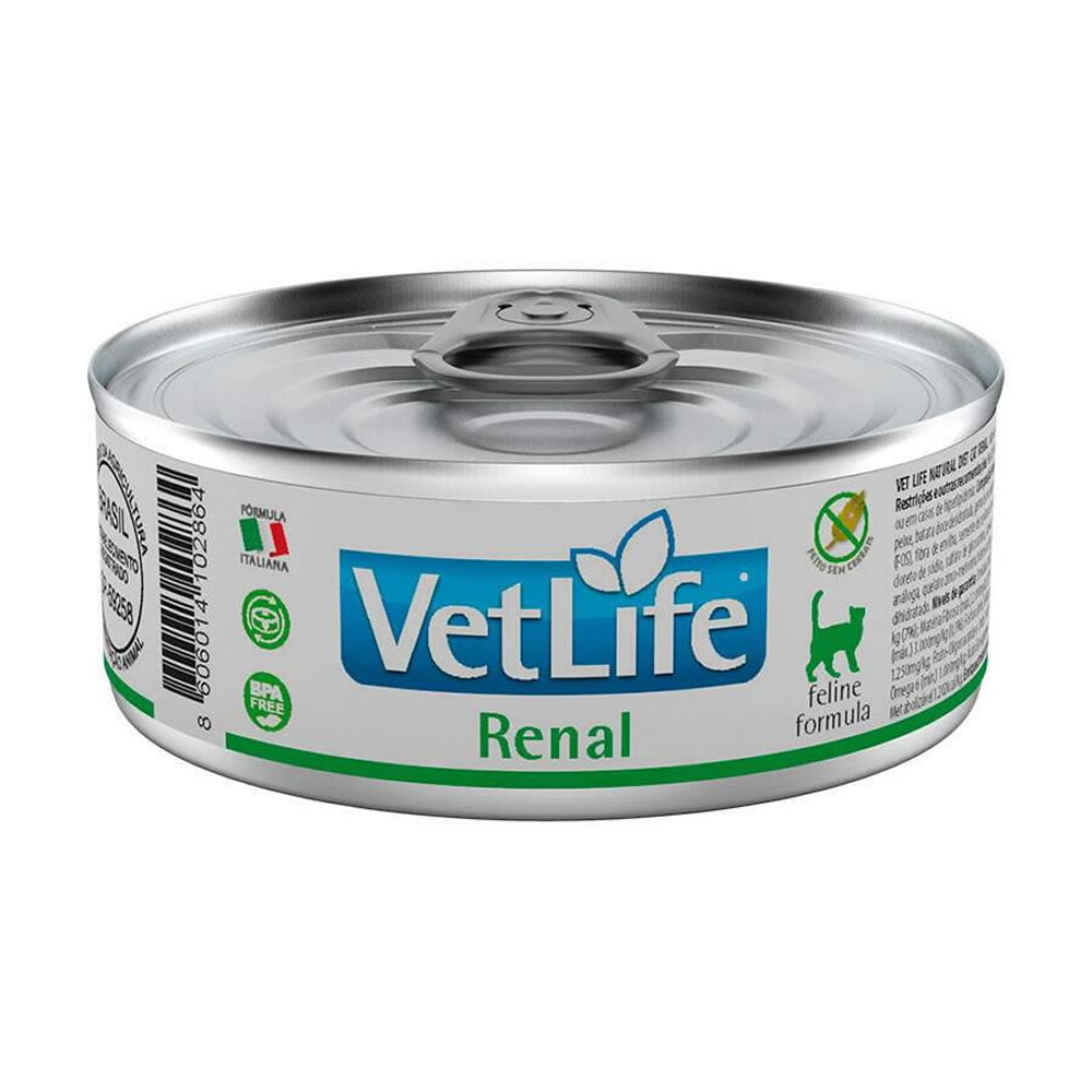 Ração Úmida Lata para Gatos Vet Life Feline - Renal 85g