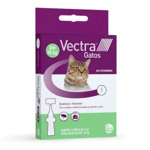Antipulgas Vectra Para Gatos Até 10kg Ceva 1 Pipeta
