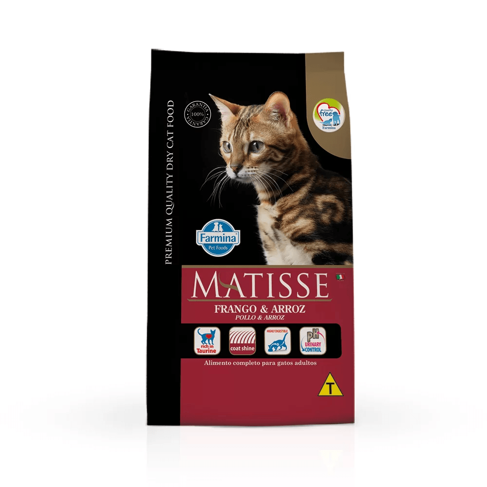 Ração Farmina Matisse Gatos Adultos Frango e Arroz - 2kg