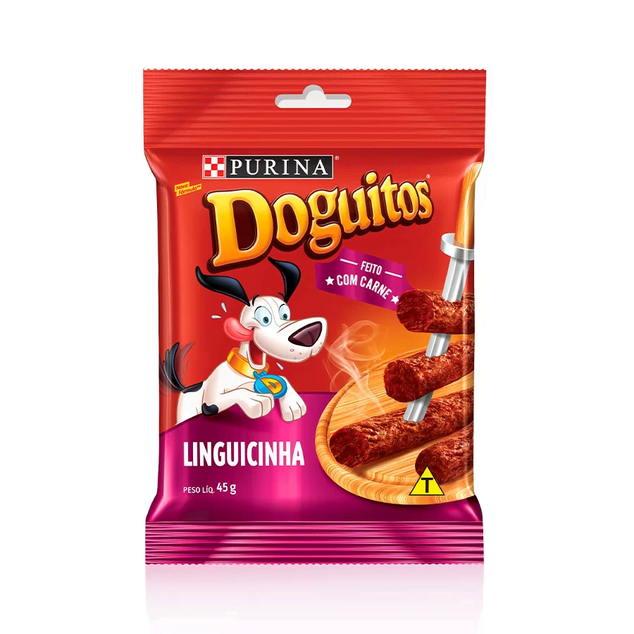 Petisco Doguitos Bifinho Rodízio Cães - Linguicinha 45g