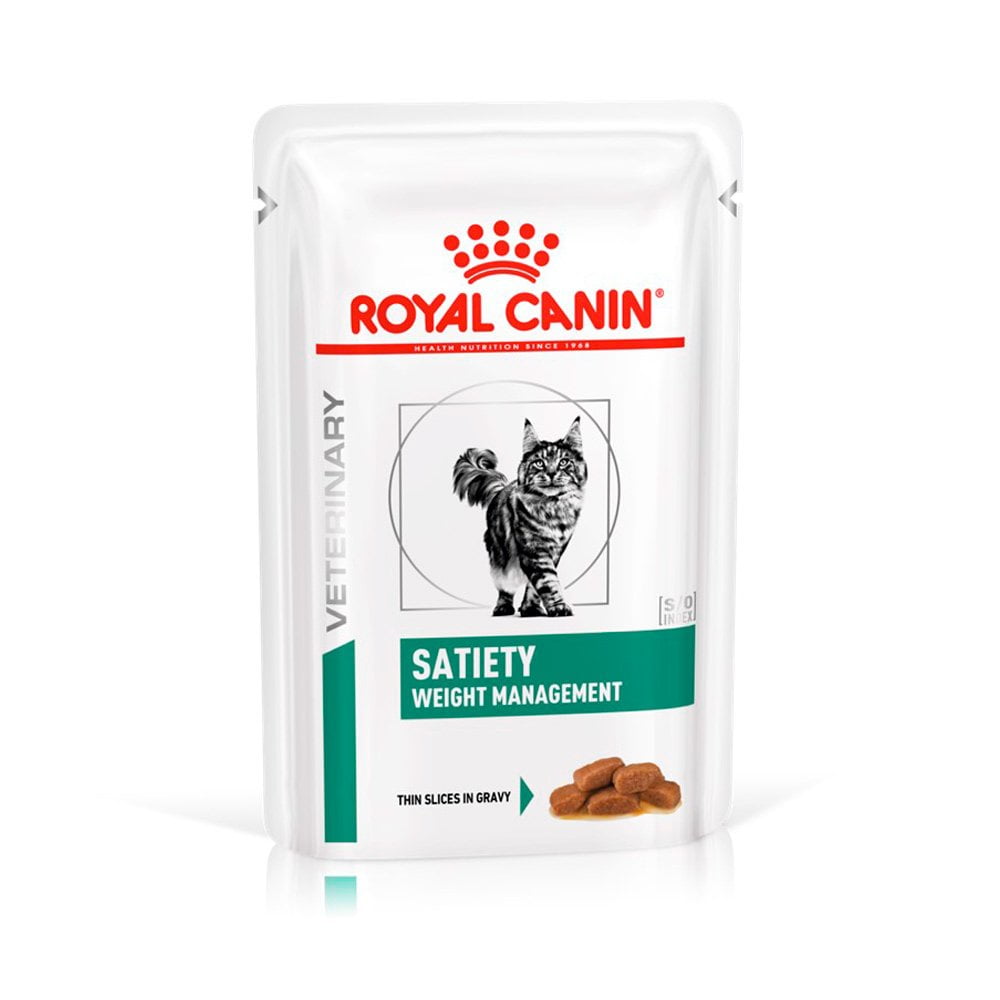 Ração Úmida Royal Canin Veterinary Feline Satiety Wet Gatos Adultos 85g