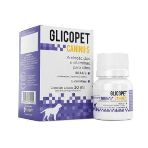 Suplemento Glicopet Caninus Para Cães Avert 30ml