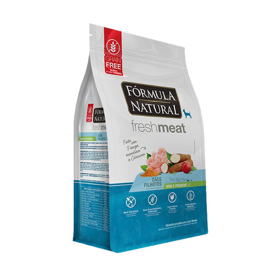 Ração Fórmula Natural Freshmeat Cães Filhotes Pequeno Porte - Frango 1kg