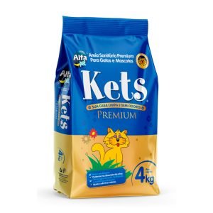 Areia Higiênica Kets Premium Para Gatos - 4kg