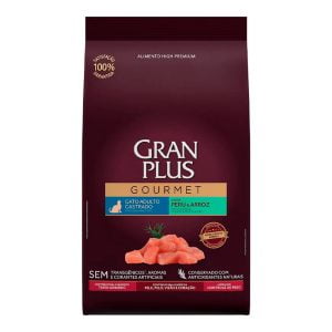 Ração GranPlus Gourmet Para Gatos Castrados Sabor Peru e Arroz - 10,1kg