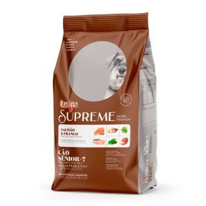 Ração Quatree Supreme Cães Sênior +7 Raças Pequenas Salmão e Frango - 10,1kg
