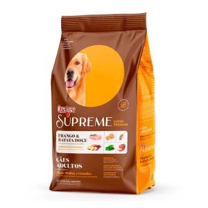 Ração Quatree Supreme Cães Adultos Raças Médias e Grandes Frango e Batata Doce - 15kg