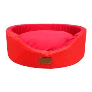 Cama Europa Para Cães e Gatos Popular Pet Vermelho Tamanho. GG