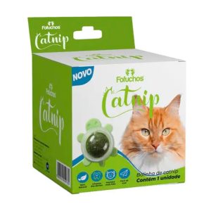 Bola CatNip com Adesivos Para Gatos Fofuchos