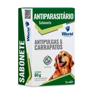 Sabonete Anti Pulgas e Carrapatos Para Cães Dug's World 80g