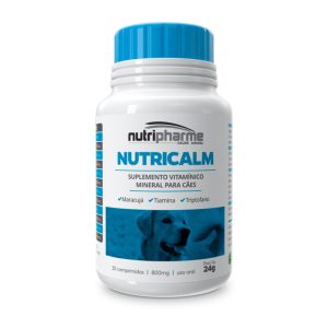 Suplemento Nutricalm Para Cães Nutripharme 30 Comprimidos