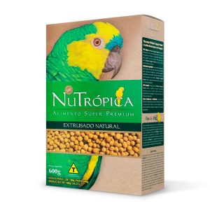 Ração Nutrópica Para Papagaio Extrusado Natural 600g