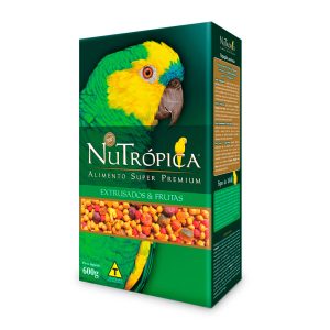 Ração Nutrópica Para Papagaios Extrusados e Frutas - 600g
