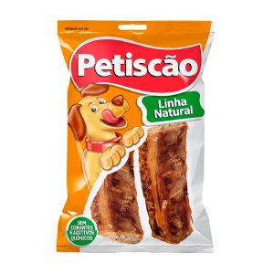 Petisco para Cães Petiscão Osso Natural Costelinha Defumada 2 Unidades