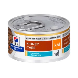 Ração Úmida Hills Prescription Diet K/D Felino Cuidado Renal - Atum 82g