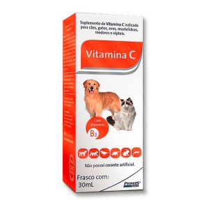 Suplemento Vitamina C Para Cães e Gatos Provets 30mL