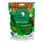 Petisco Natural para Cães Adultos Pet Delícia - Super Greens Imunidade Alfafa, Espirulina e Espinafre 120g