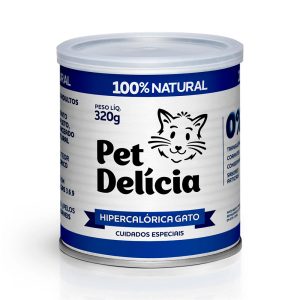 Ração Úmida Para Gatos Adultos Pet Delícia Hipercalórica 320g