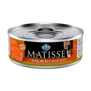 Ração Úmida Lata Matisse Para Gatos Mousse - Salmão 85g