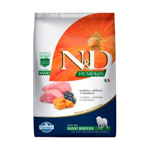 Ração Farmina N&D Pumpkin Para Cães Adultos Raças Grandes Sabor Cordeiro 10,1Kg