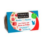 Ração Úmida Fórmula Natural Receitas Caseiras Gatos Adultos Carne com Bacon ao Molho 100g