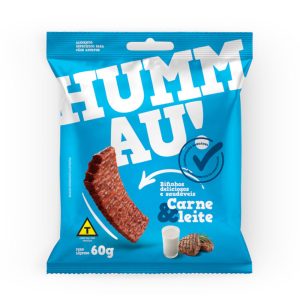 Bifinho Humm Au! Para Cães Sabor Carne e Leite 60g