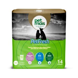 Tapete Higiênico Para Cães PetFresh Petmais 14 Unidades
