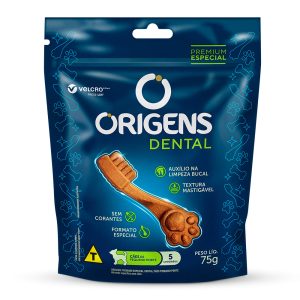 Petisco Origens Dental Para Cães Adultos Porte Pequeno 75g﻿