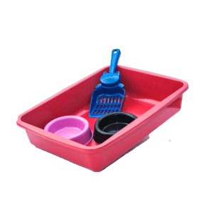Kit Gato Bandeja Higiênica, Comedouro e Pá Still Pet Cores