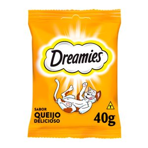 Petisco Dreamies para Gatos Adultos Queijo 40g