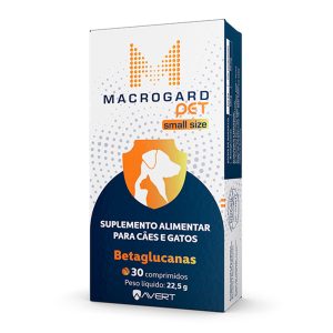 Suplemento Macrogard Pet Small Size Cães e Gatos Avert 30 Comprimidos