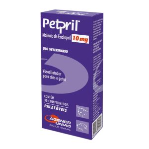 Petpril 10mg Para Cães e Gatos Agener União 30 Comprimidos