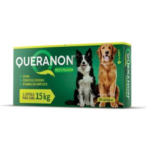 Suplemento Queranon Para Cães 15kg Avert 30 Cápsulas
