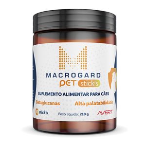 Suplemento Macrogard Pet Sticks Cães Avert 30 Sticks