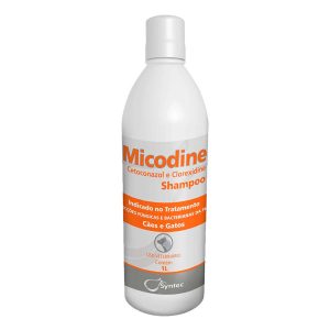 Shampoo Dermatológico Micodine Para Cães e Gatos Syntec - 1 Litro