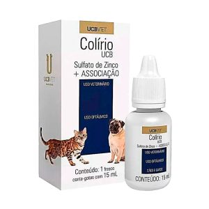 Colírio UCB Vet Para Cães e Gatos 15ml