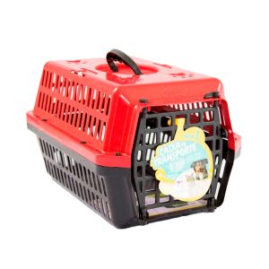 Caixa de Transporte Para Cães e Gatos Alvorada Pet Vermelho Nº1
