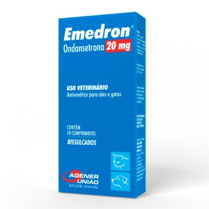 Emedron 20mg Antiemético Para Cães e Gatos Agener União 10 Comprimidos