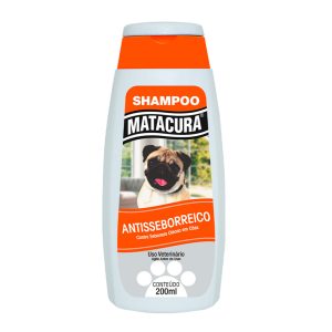 Shampoo Antisseboréico Matacura Para Cães e Gatos 200ml