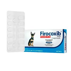 Firocoxib 25mg Anti-inflamatório Para Cães Vetnil 14 Comprimidos