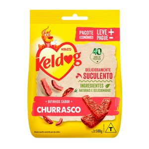 Bifinho Keldog Criadores Para Cães Sabor Churrasco 500g