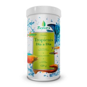Ração Poytara Para Peixes Tropicais Dia a Dia 420g