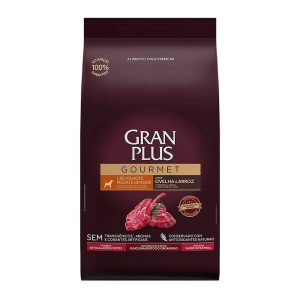 Ração GranPlus Gourmet Para Cães Filhotes de Porte Médio e Grande Ovelha e Arroz 3kg
