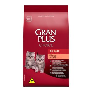 Ração GranPlus Choice Gatos Filhotes Frango e Carne 10,1kg