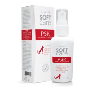 Loção Hidratante PSK Repair System Para Cães e Gatos Soft Care 50g