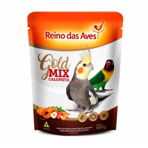 Ração Reino das Aves Gold Mix Calopsita 500g