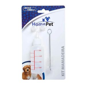 Kit Mamadeira Para Cães e Gatos HomePet 60mL